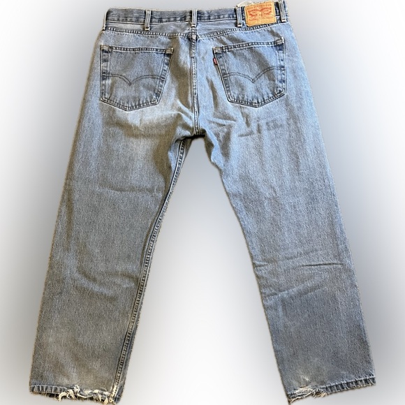 Levi’s Distressed 505 Jeans size 38/29 - Picture 3 of 10